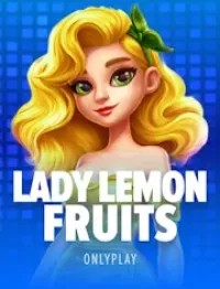 lady lemon fruits slot logo