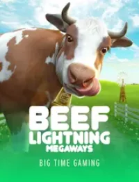 beef lightning megaways slot logo